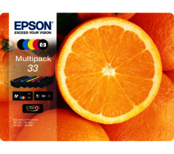 EPSON  No. 33 Oranges 5-Colour Ink Cartridges - Multipack